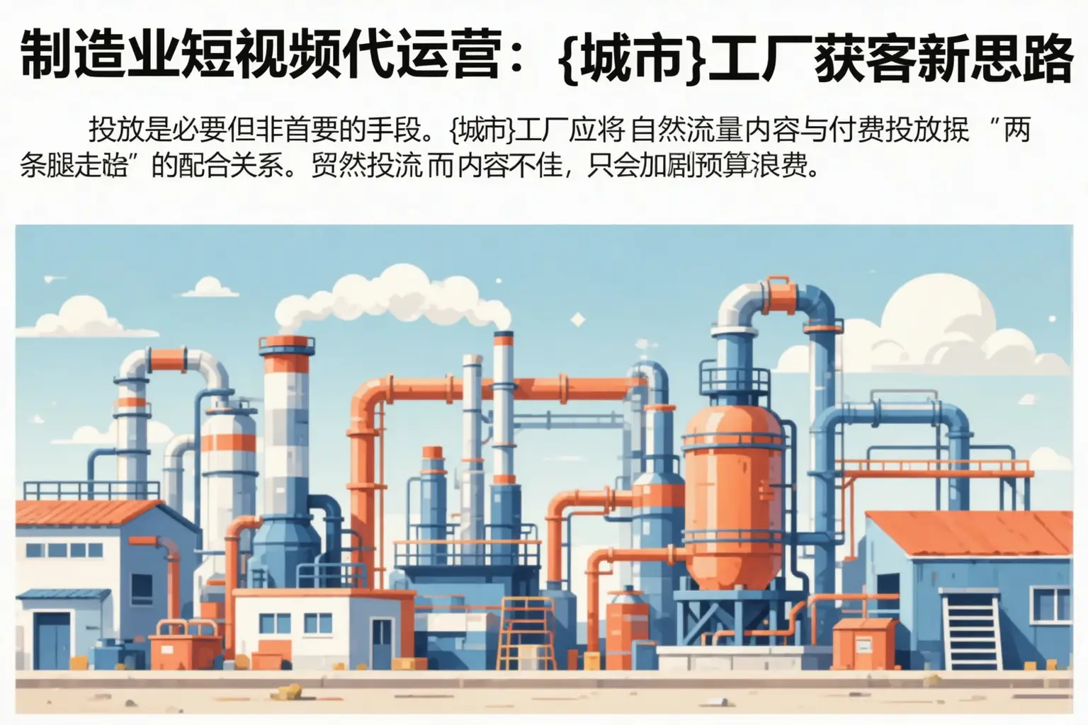 制造业短视频代运营：河源工厂获客新思路