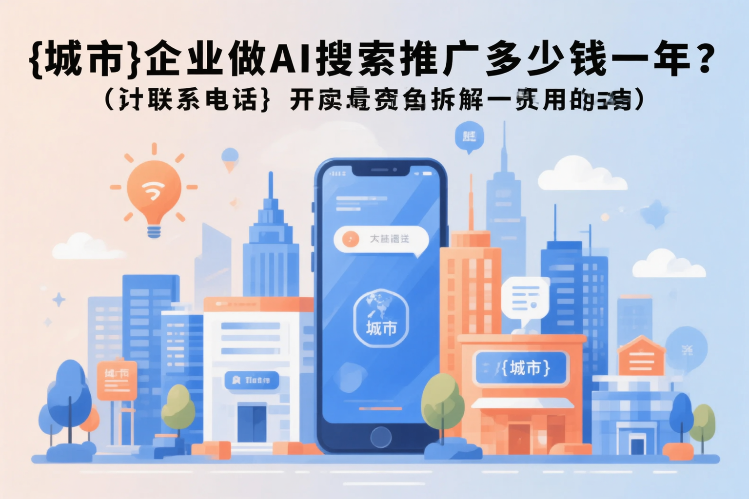 河源企业做AI搜索推广多少钱一年？真实费用拆解