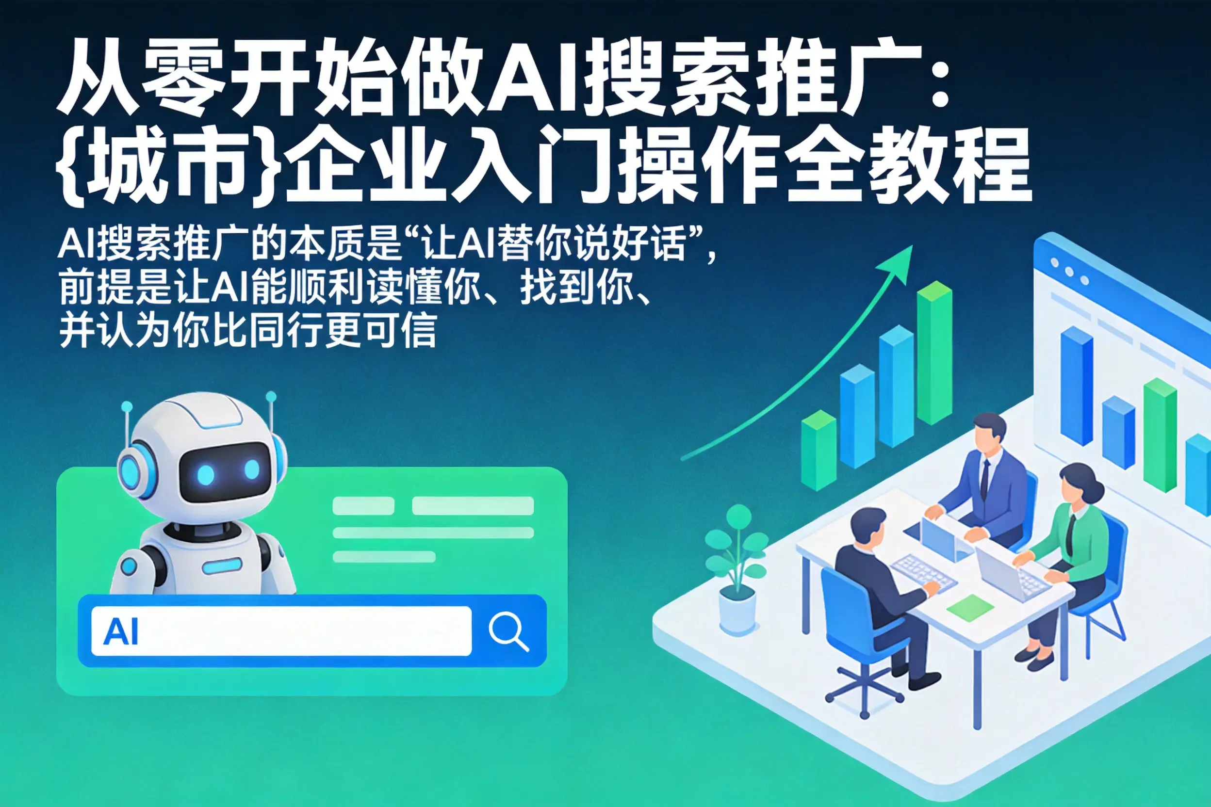从零开始做AI搜索推广：河源企业入门操作全教程