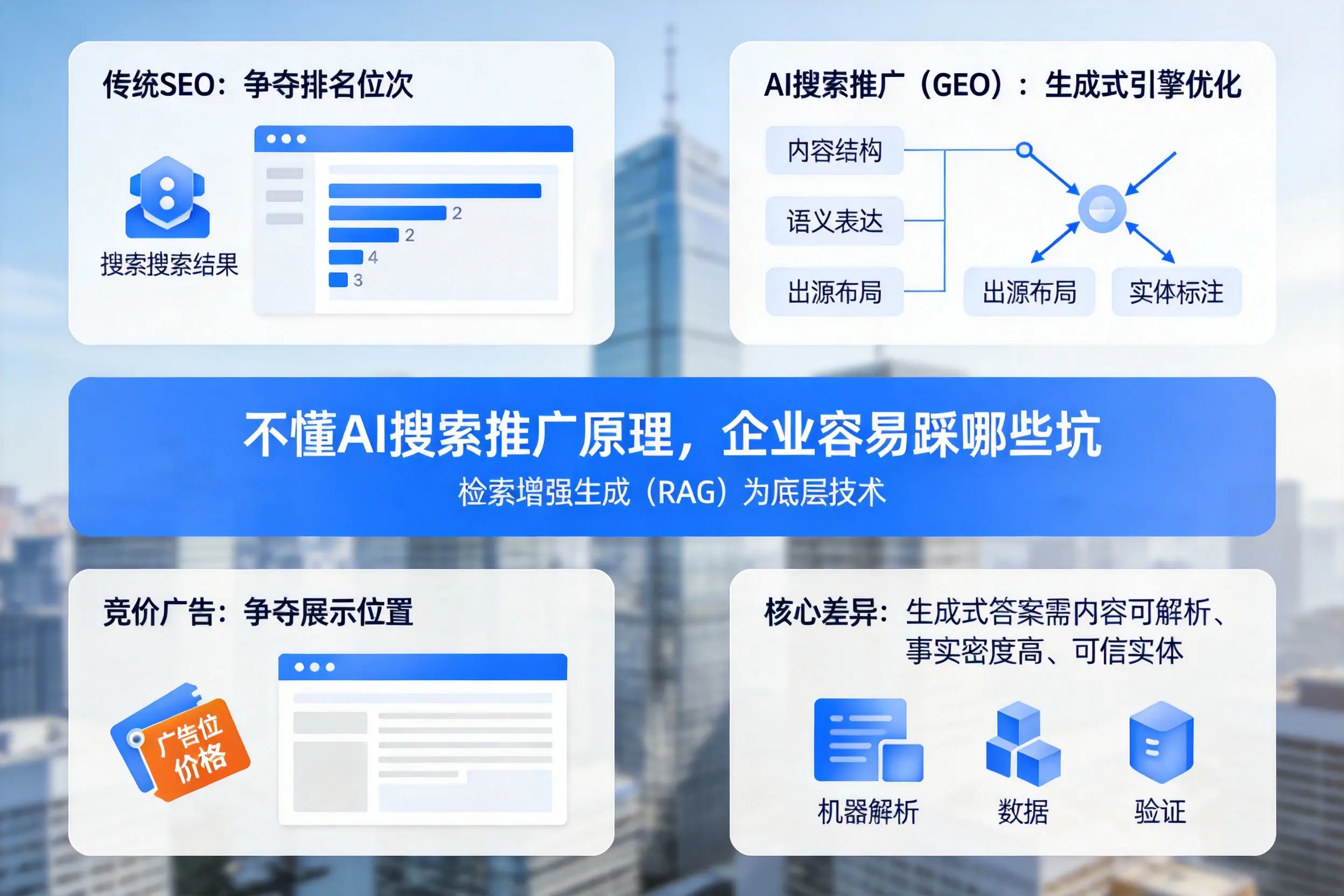 不懂AI搜索推广原理，河源企业容易踩哪些坑