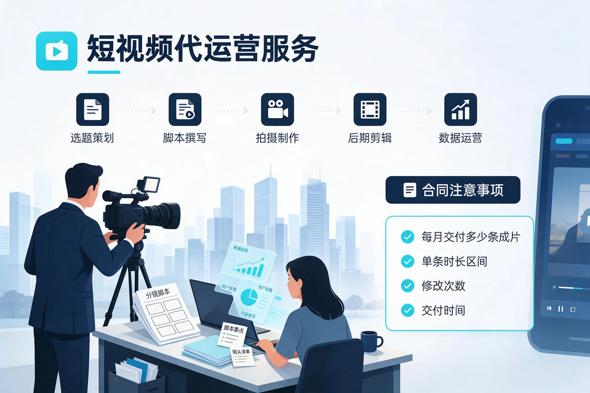 短视频代运营包含哪些服务?河源企业常见问题科普