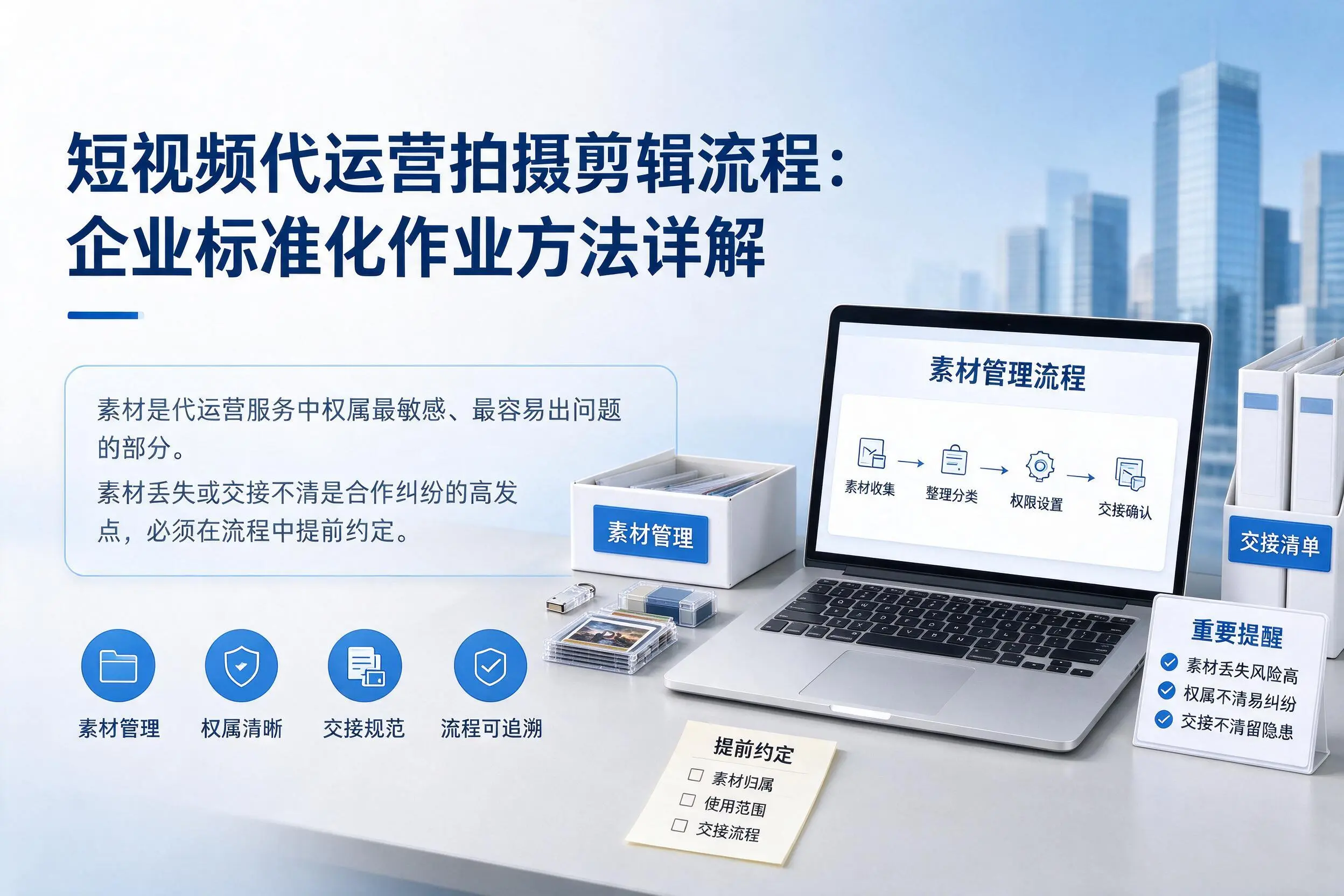 短视频代运营拍摄剪辑流程：河源企业标准化作业方法详解
