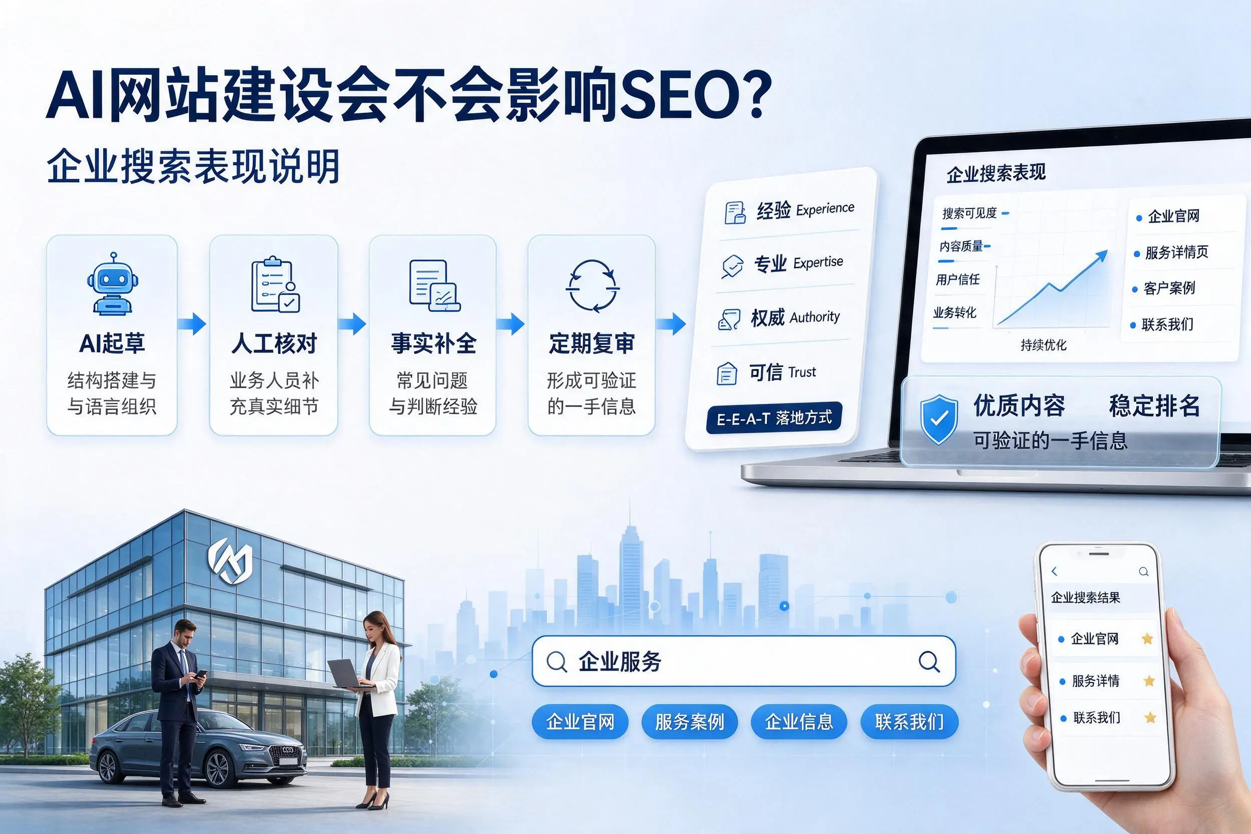 AI网站建设会不会影响SEO？河源企业搜索表现说明
